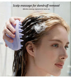 Scalp Massage Shampoo Brush-Apricot