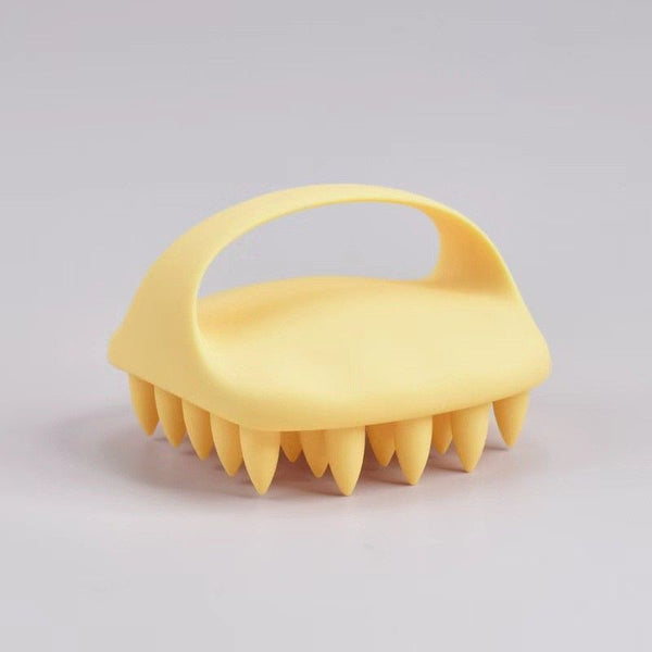 Scalp Massage Shampoo Brush-Cream Yellow