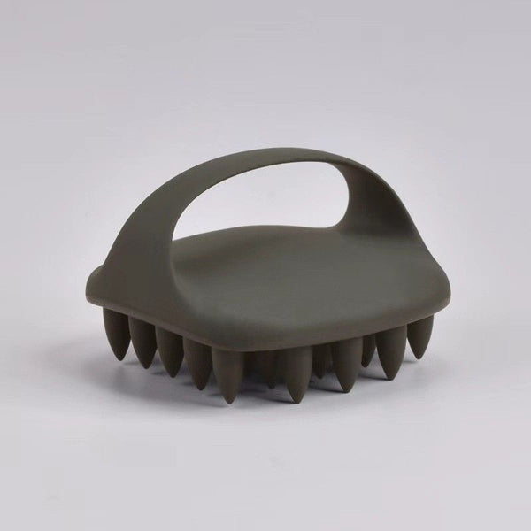 Scalp Massage Shampoo Brush-dark brown
