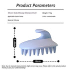 Scalp Massage Shampoo Brush-Light purple