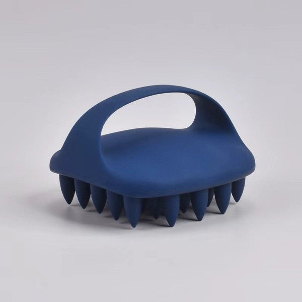 Scalp Massage Shampoo Brush-navy blue