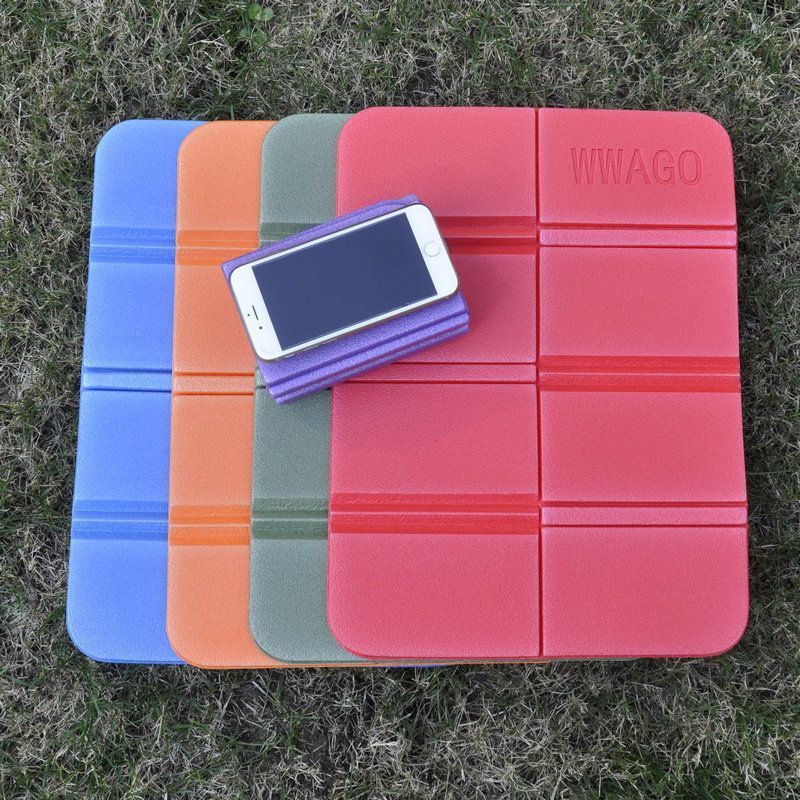 Folding picnic mat-Blue