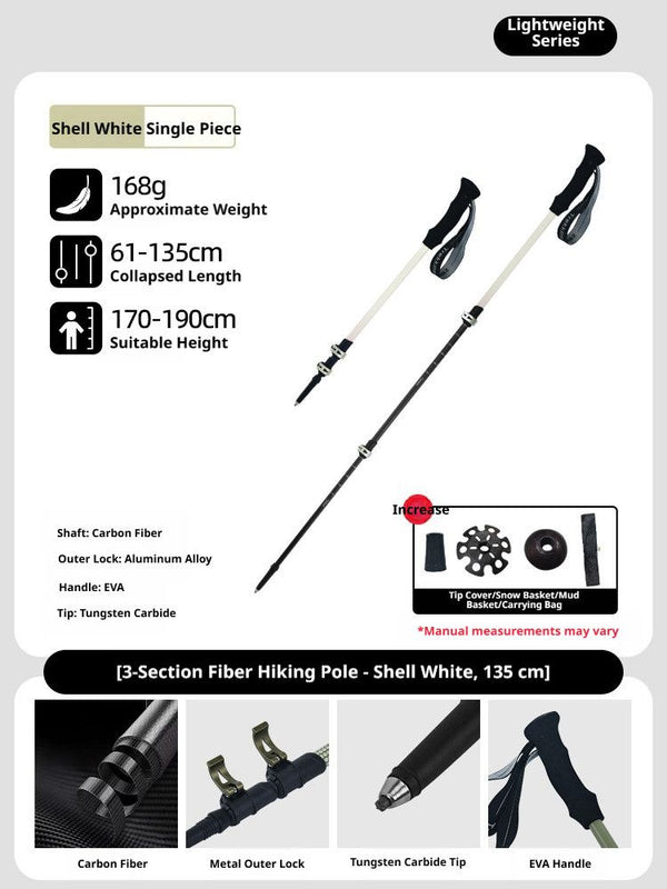 CarbonFiberTelescopicPole-ForHeightsUnder190cm