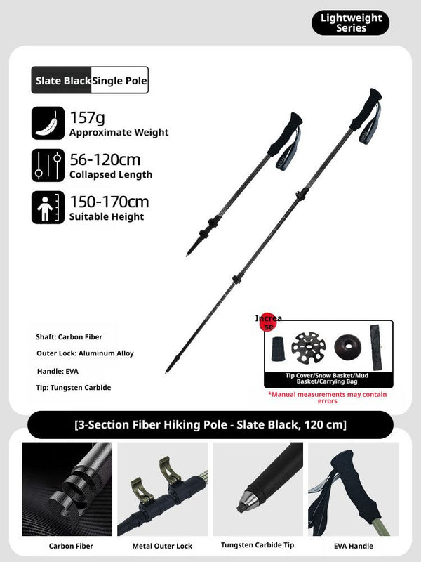 CarbonFiberTelescopicPole-ForHeightsUnder170cm