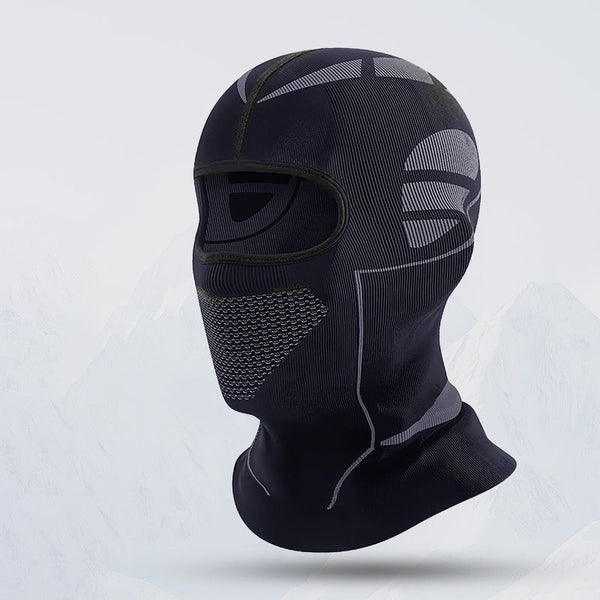 Windproof Thermal Full-wrap Balaclava - Black and Blue