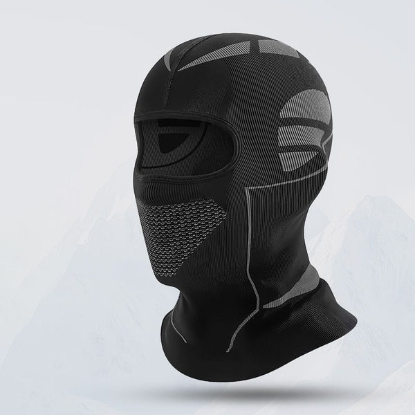Windproof Thermal Full-wrap Balaclava - Black and Grey