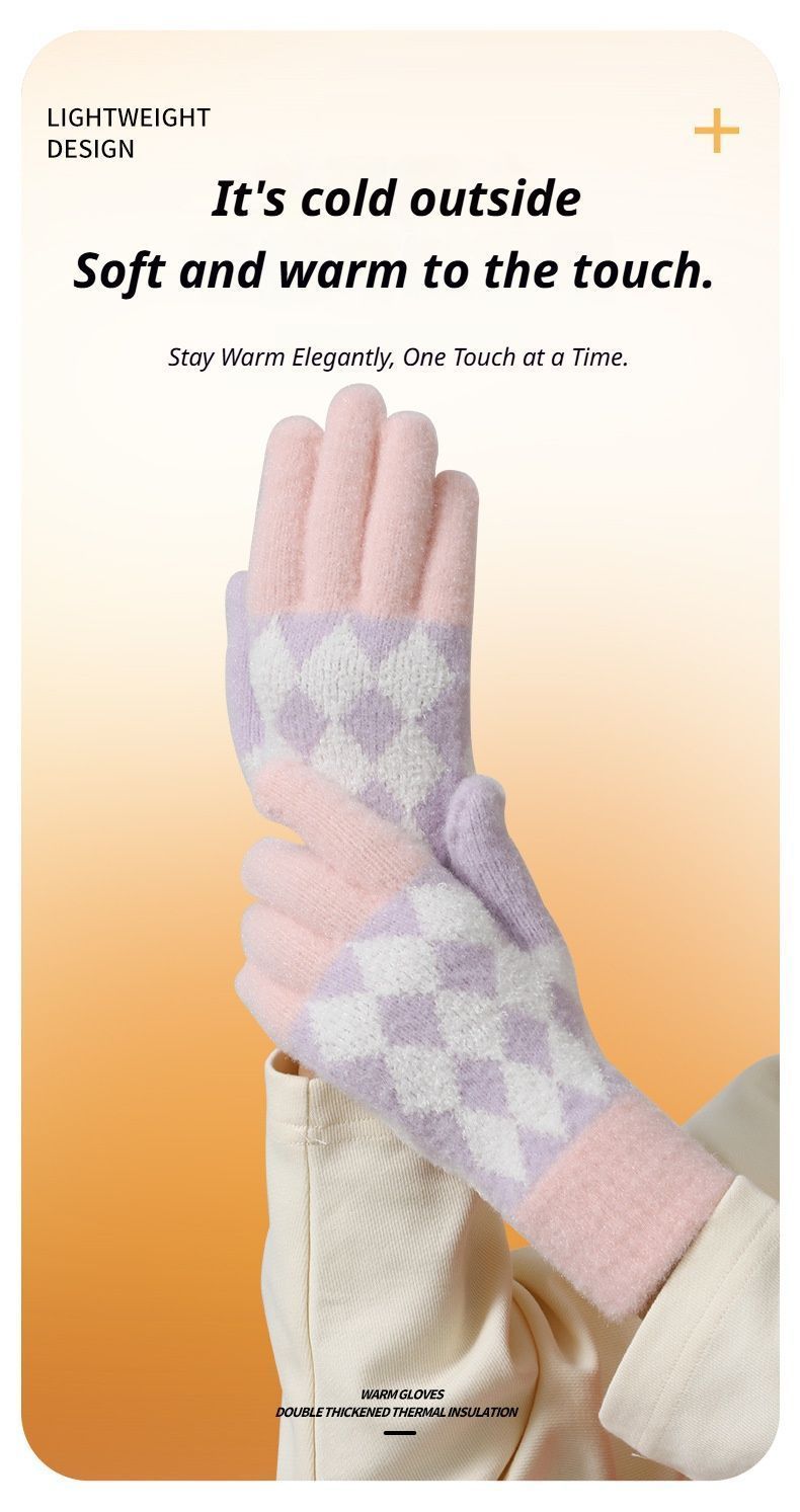 2Pcs Touchscreen Knitted Gloves 01