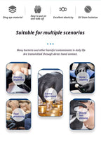 300Pcs Black Nitrile Gloves-Extra Large