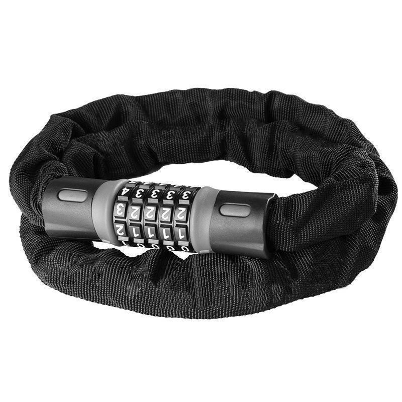 Bike Combination Lock - Black Grey, 1.2m