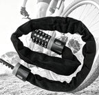 Bike Combination Lock - Black Grey, 1.5m