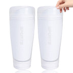 2 Pairs Soccer Shin Guard Sock Black Size S