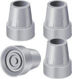 Large Inner Diameter 19mm Grey Crutch Rubber Ferrules