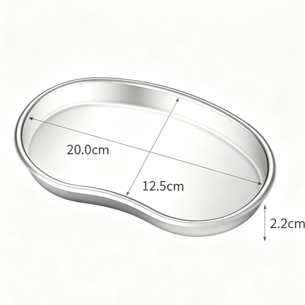 Medium Curved Tray 201 Stainless Steel 2pcs