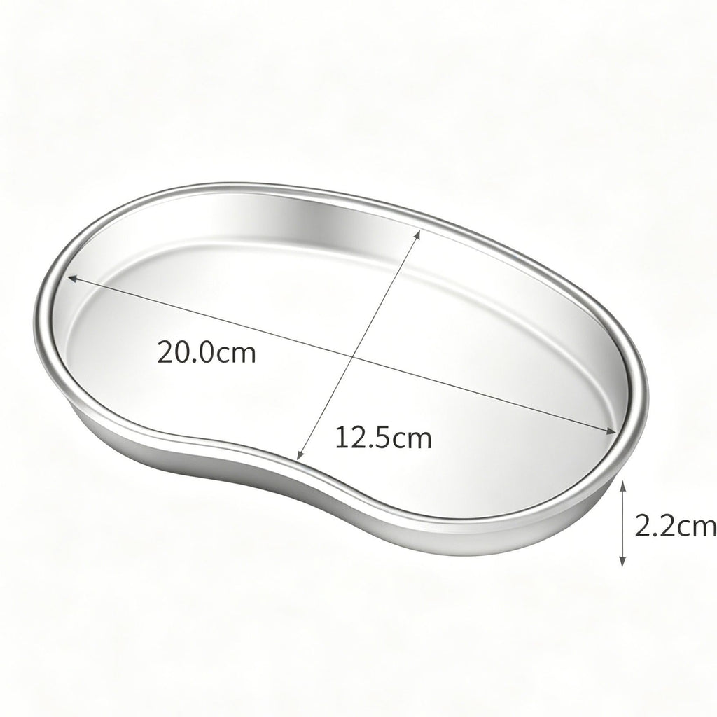 Medium Curved Tray 304 Stainless Steel 2pcs
