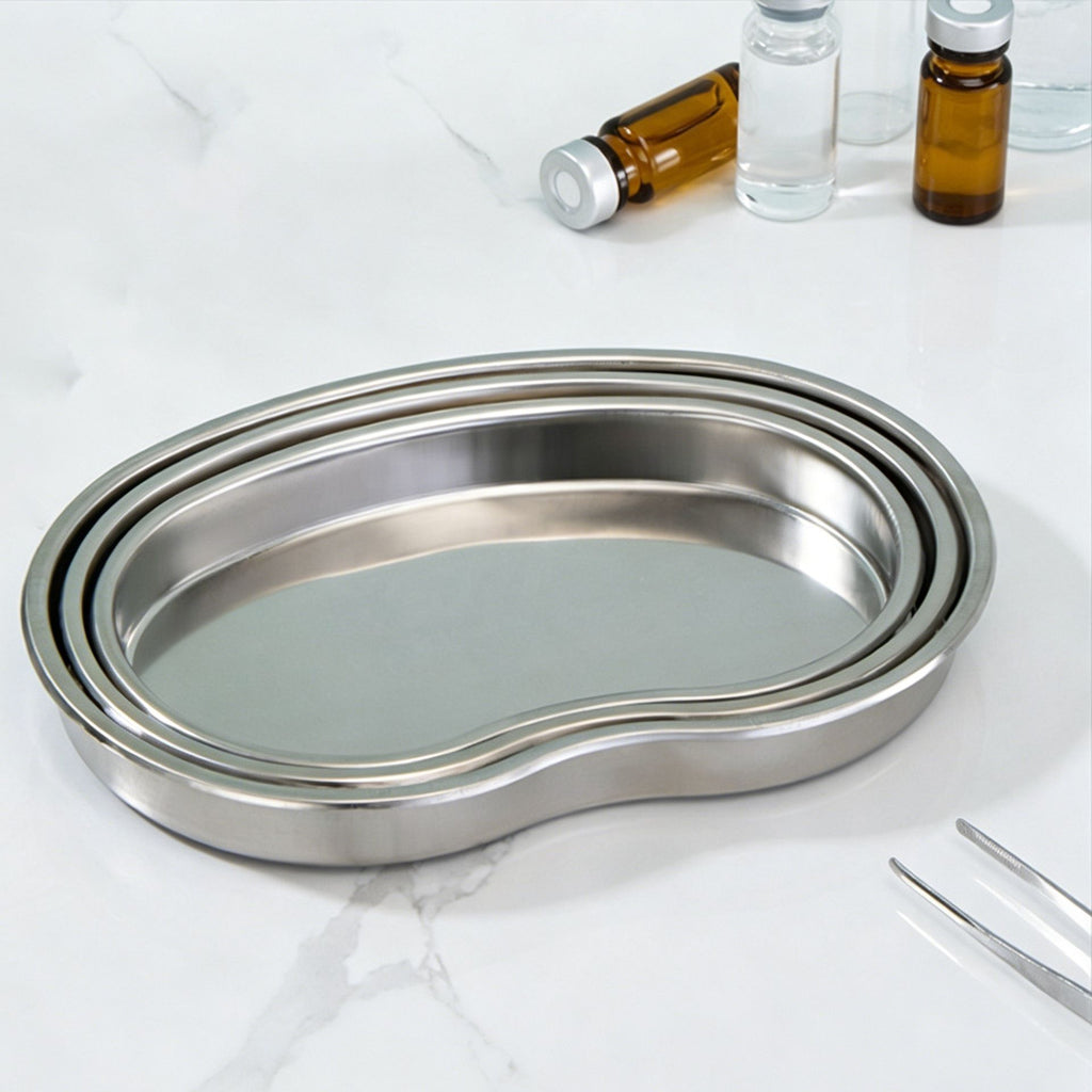 Medium Curved Tray 304 Stainless Steel 2pcs