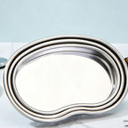 Medium Curved Tray 304 Stainless Steel 2pcs