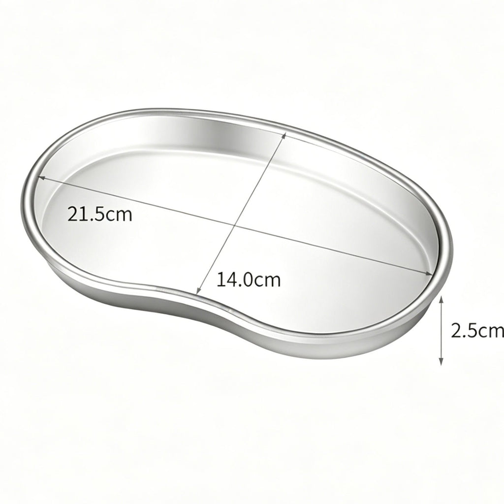 Large Curved Tray 304 Stainless Steel 2pcs