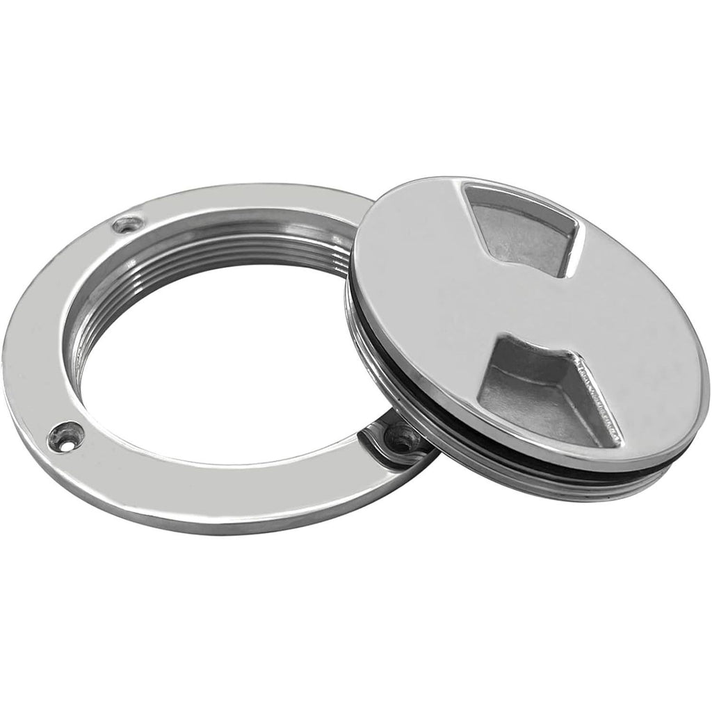 3 Inch 316 Stainless Steel Round Deck Plate Marine Yacht Hardware Fitting