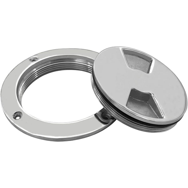 4 Inch 316 Stainless Steel Round Deck Plate Marine Yacht Hardware Fitting