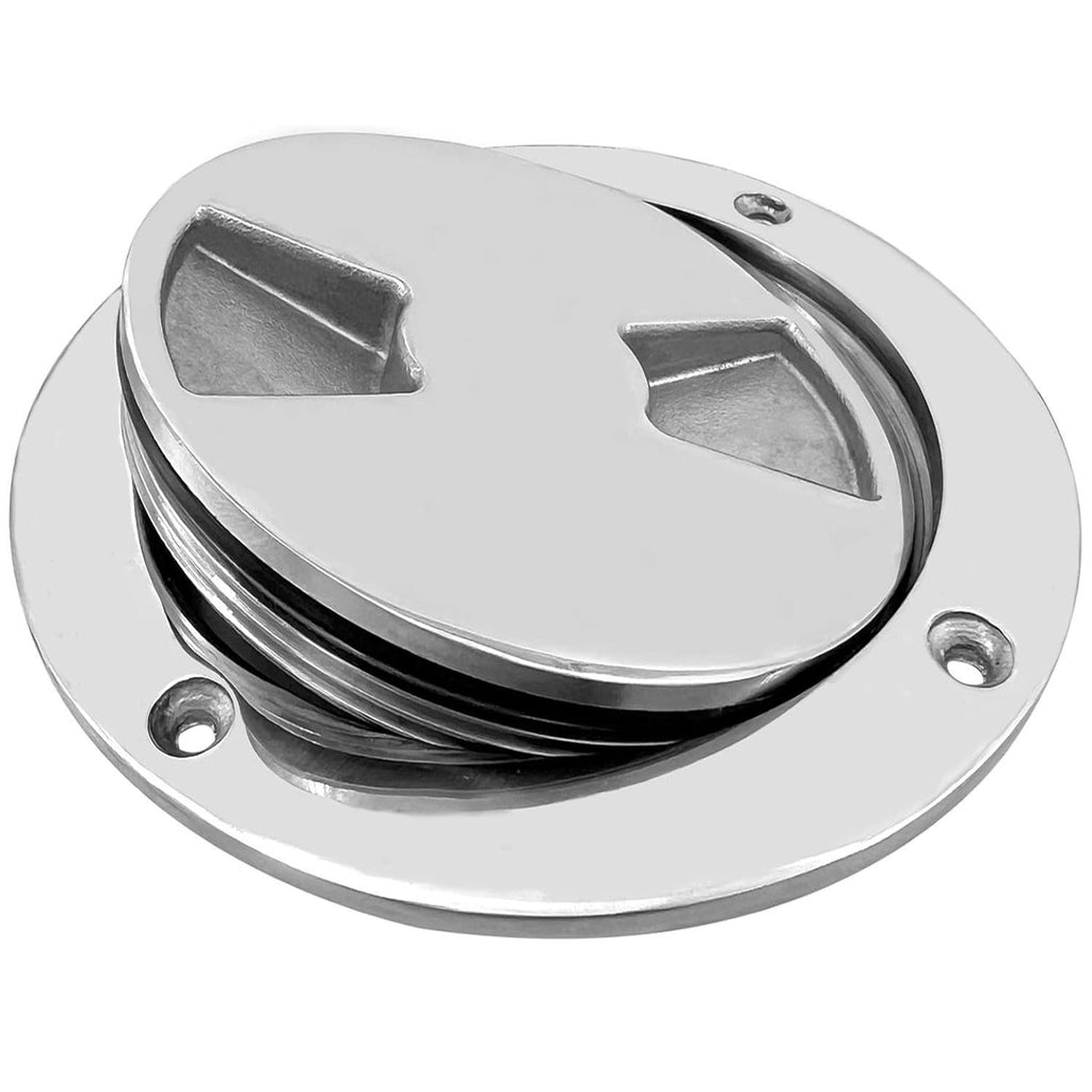 6 Inch 316 Stainless Steel Round Deck Plate Marine Yacht Hardware Fitting