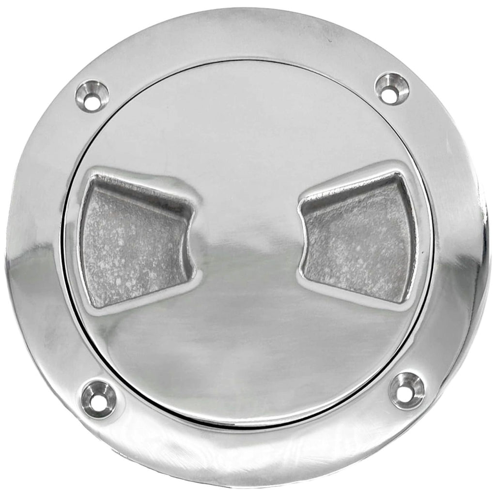 6 Inch 316 Stainless Steel Round Deck Plate Marine Yacht Hardware Fitting