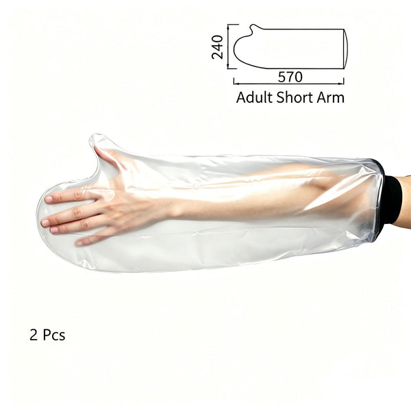 Adult Short Arm Cast Bath Protector(2Pcs)