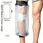 Adult Knee Surgery Waterproof Bath Sleeve 2Pcs