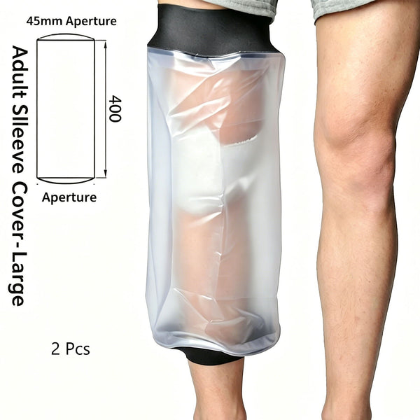 Adult Knee Surgery Waterproof Bath Sleeve(2Pcs)