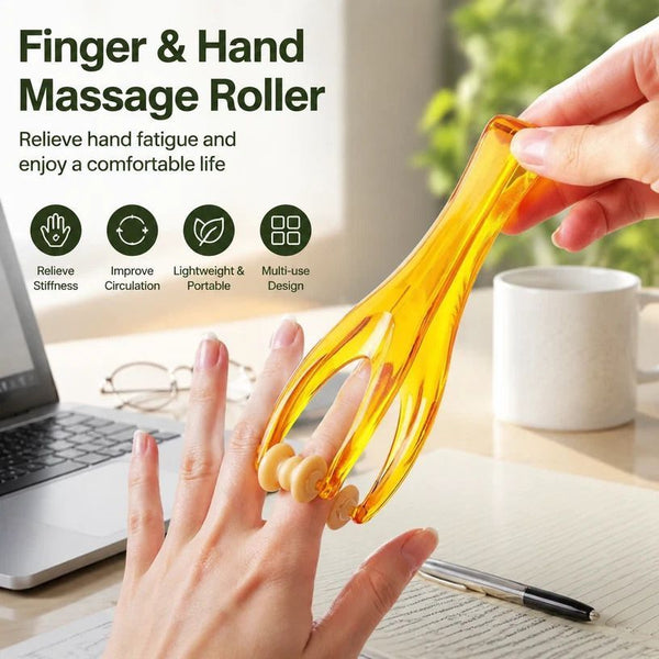 Elastic Finger Roller Massager Hand Fatigue Comfort (1Pcs)