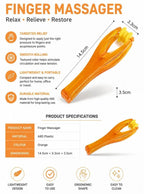 Elastic Finger Roller Massager Hand Fatigue Relief 5Pcs