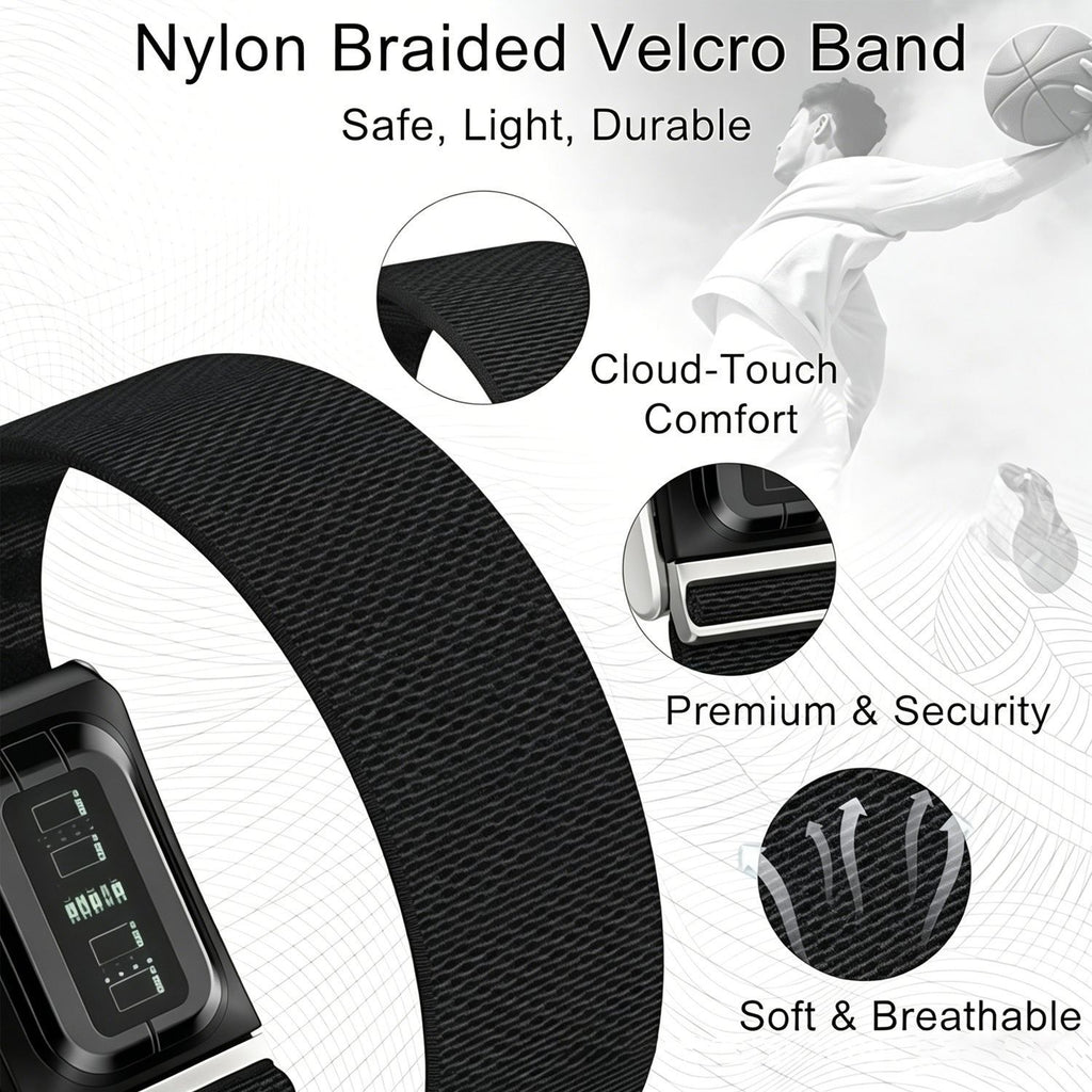 Nylon Sport Watch Strap - Starlight