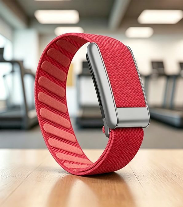 Nylon Sport Watch Strap - Torch Red