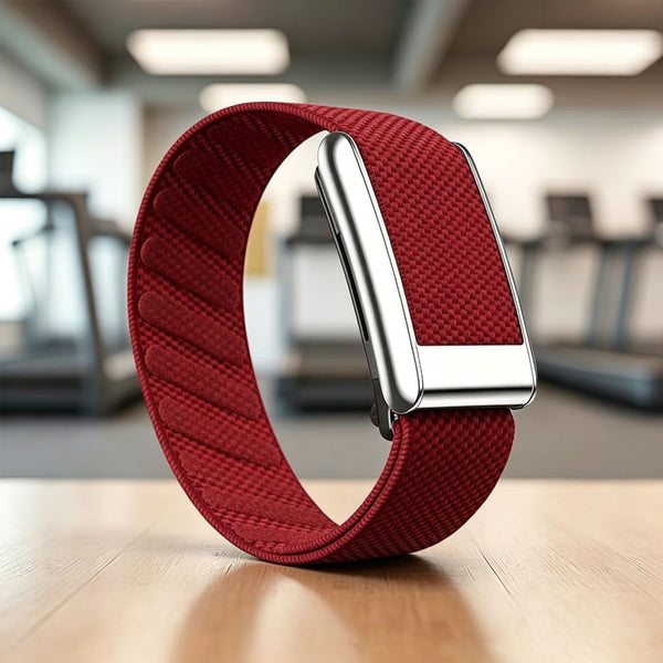 Nylon Sport Watch Strap - Wine Red