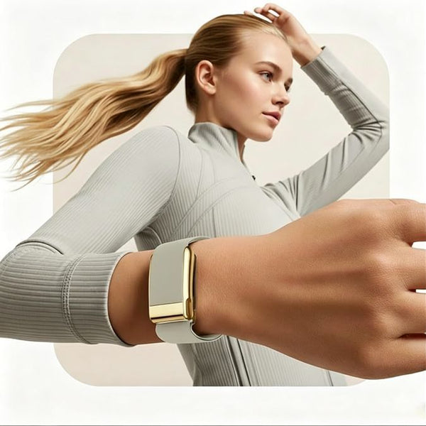 Nylon Sport Watch Strap - White with Gold Buckle