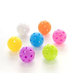15Pcs 74mm Green Pickleballs 40 Holes