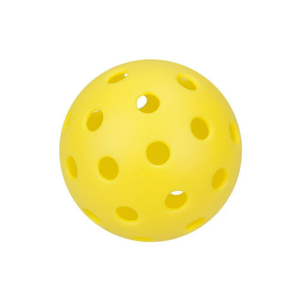 15Pcs 74mm Yellow Pickleballs 40-Holes