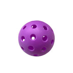 15Pcs 72mm Purple Pickleballs 26-Holes
