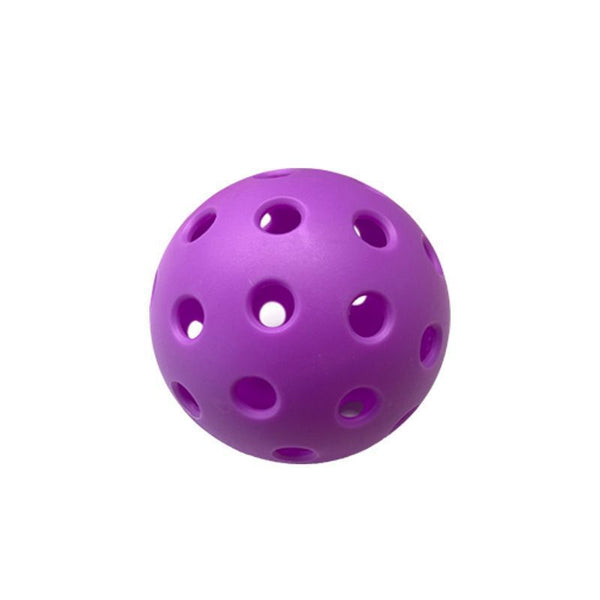 15Pcs 72mm Purple Pickleballs 26-Holes