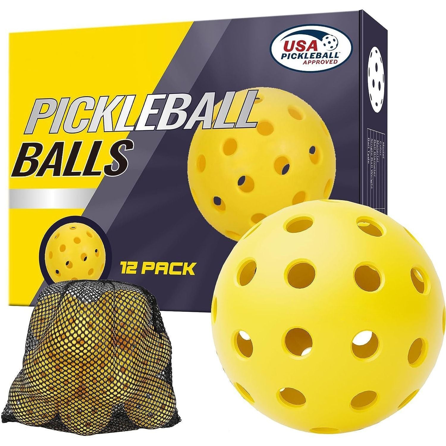 Pickleballs 40-Holes 12Pcs 03