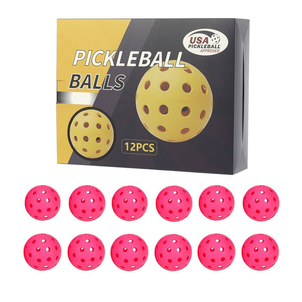 Pickleballs 40-Holes 12Pcs 08