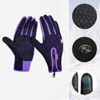 Upgraded Thermal Cycling Gloves - Purple XL