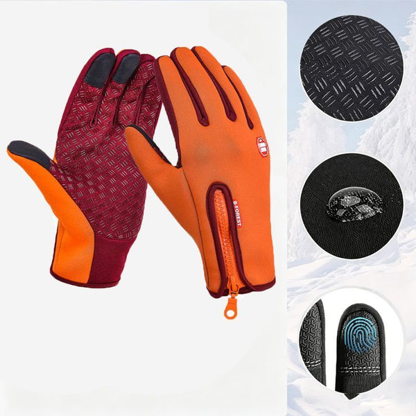 Upgraded Thermal Cycling Gloves - Orange M