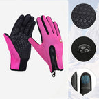 Upgraded Thermal Cycling Gloves - Hot Pink XL