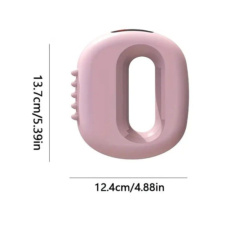 1PC Multifunctional 5-Speed Massage Ring: Mini Fascia Gun, Universal for Whole Body Waist and Back, Essential for Fat Burning and Fitness Relaxation./pink