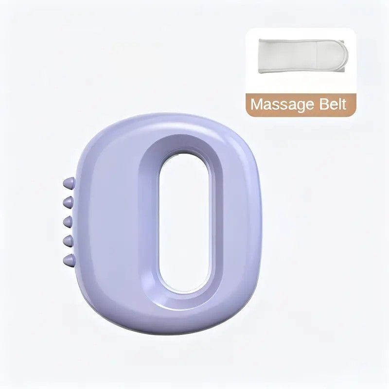 1PC Multifunctional 5-Speed Massage Ring: Mini Fascia Gun, Universal for Whole Body Waist and Back, Essential for Fat Burning and Fitness Relaxation./pink