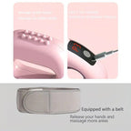 1PC Multifunctional 5-Speed Massage Ring: Mini Fascia Gun, Universal for Whole Body Waist and Back, Essential for Fat Burning and Fitness Relaxation./violet