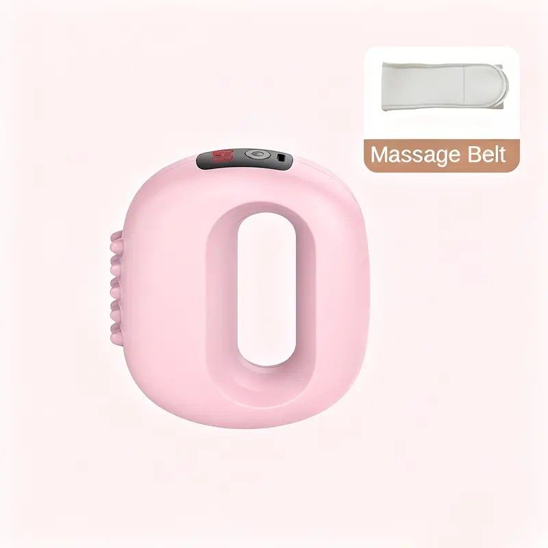 1PC Multifunctional 5-Speed Massage Ring: Mini Fascia Gun, Universal for Whole Body Waist and Back, Essential for Fat Burning and Fitness Relaxation./violet