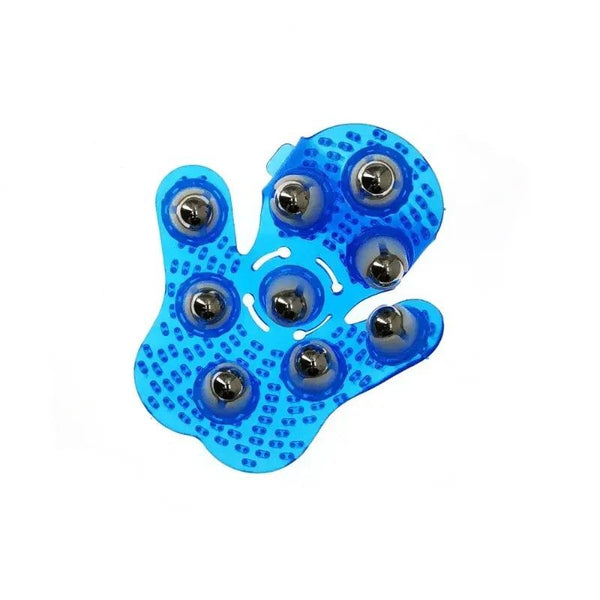 Palm Nine-Ball Manual Massage Roller (Blue)