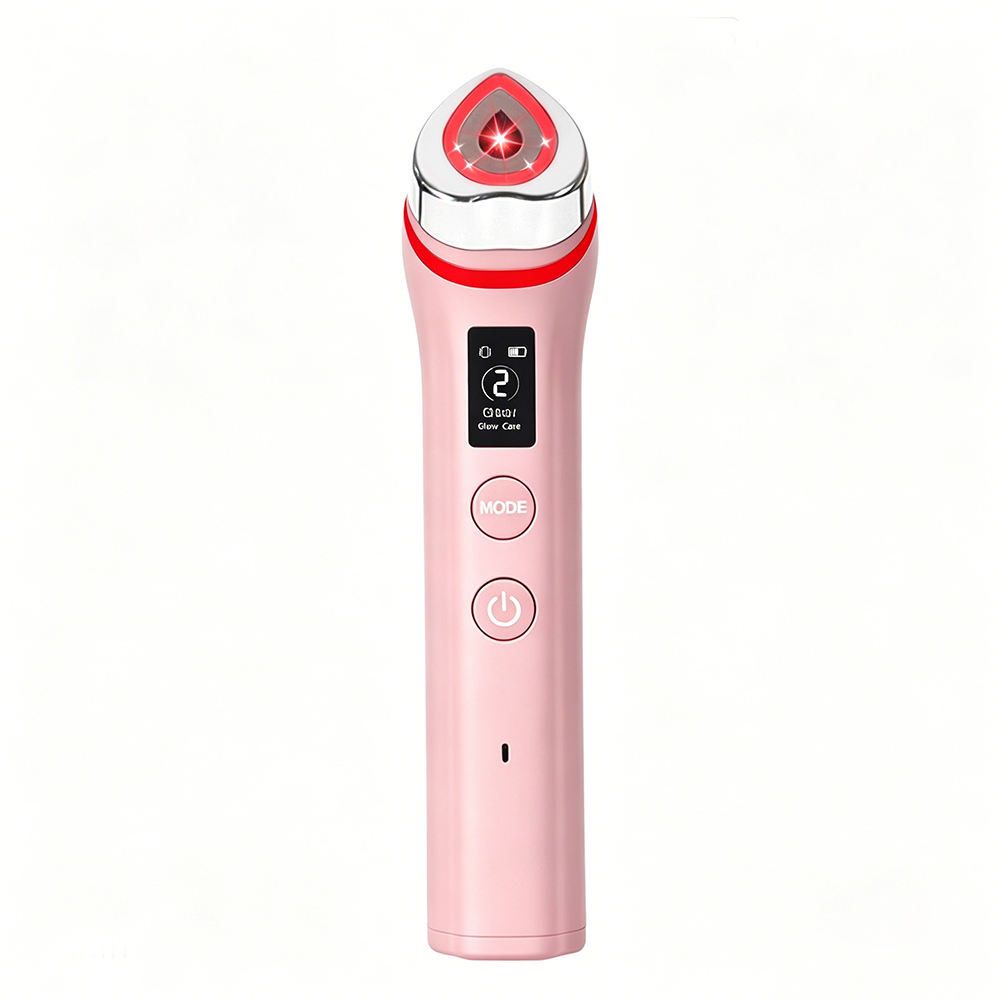 Beauty Device: Red and Blue Light, Home Use, Portable, Vibrating, Multi-Functional, with Voice Guidance, 5-Color Light Therapy, Eye Massage, Eye Care Device/"Upgrade" black beauty introducer