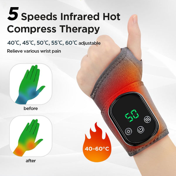 Electric Wrist Heating Massager with Vibration
